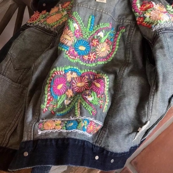 SOLD-RALPH LAUREN Southwestern Embroidered Jacket - Picture 7 of 8